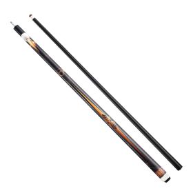 Pool Cue, 1 Piece Pool Stick, 58 inch & 19 oz Canadian Maple Wood Billiard Pools Cue Stick with Multi-Layer Tip & ABS Connection Ring